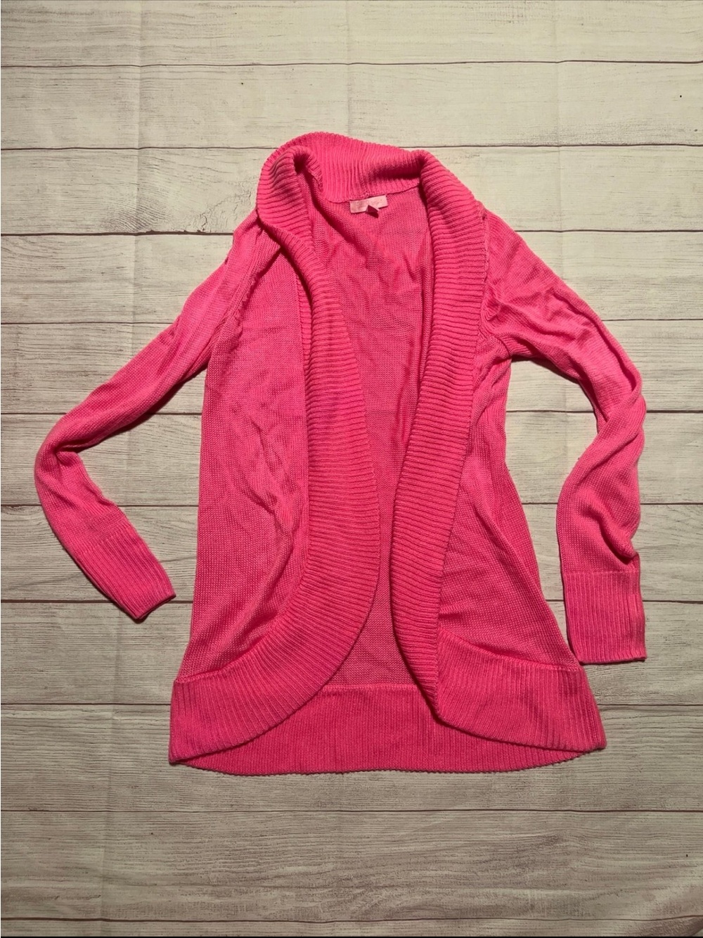 Lilly Pulitzer Amalie in bright pink Cardigan size medium